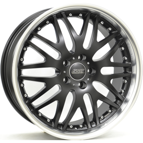 Stamford S075 5X112 9,5J R20 ET35 Fekete polír Alufelni