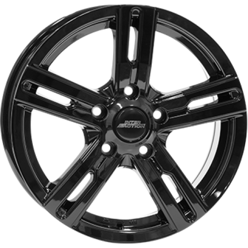 Inter Action KARGIN 5X108 6,5J R16 ET35 Fényes fekete Alufelni