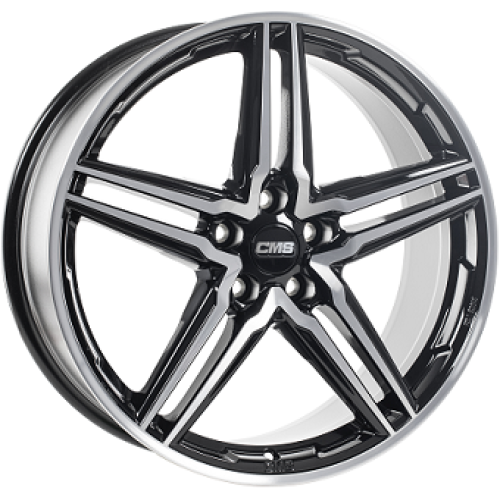 Cms C29 5X108 8J R18 ET55 Fényes fekete polír Alufelni