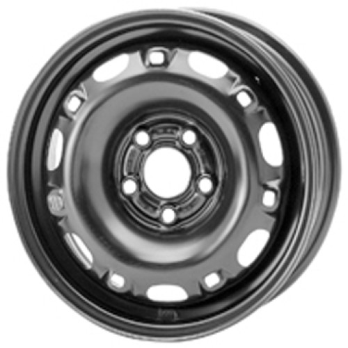 Acélfelni STAAL 5X100 6J R14 ET43 Fekete Alufelni