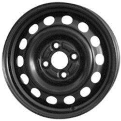 Acélfelni STAAL 4X100 5,5J R14 ET45 Fekete Alufelni