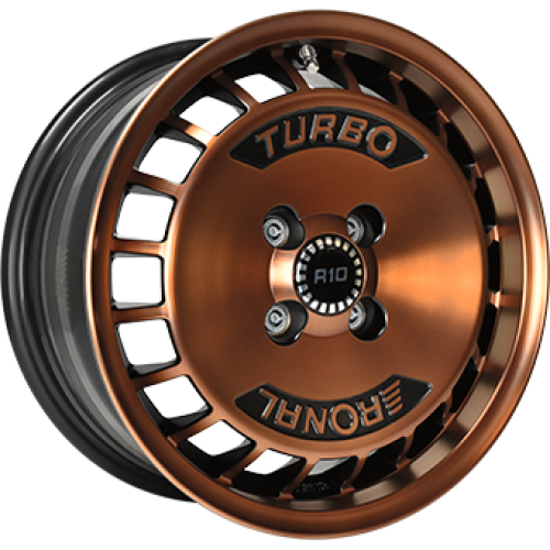 Ronal R10 TURBO 4X100 7J R15 ET28 Fekete réz Alufelni