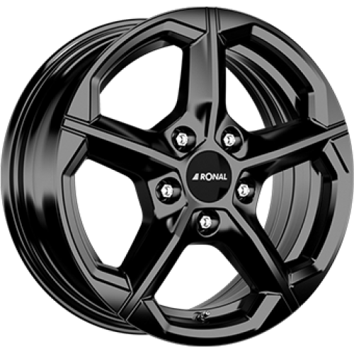 Ronal CA1 5X130 6J R16 ET68 Fényes fekete Alufelni