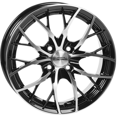 Inter Action FLASH 4X100 7J R15 ET38 Fényes fekete polír Alufelni