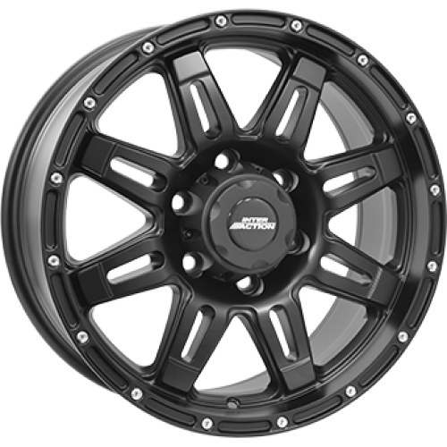 Inter Action GRABBER 6X139.7 8J R17 ET0 Fekete Alufelni