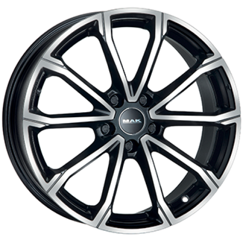 MAK DAVINCI 5X110 7J R17 ET40 Fényes fekete polír Alufelni