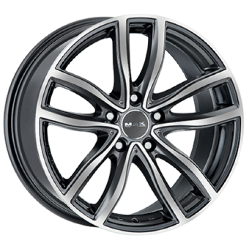 MAK FAHR 5X120 7J R16 ET31 Gunmetal polír Alufelni