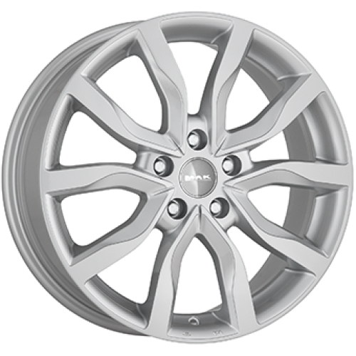 MAK HIGHLANDS 5X120 9J R18 ET48 Ezüst Alufelni