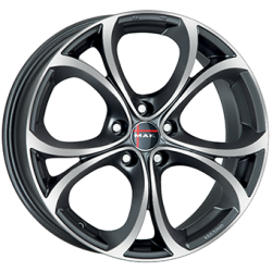 MAK LARIO 5X110 9,5J R19 ET42 Gunmetal polír Alufelni