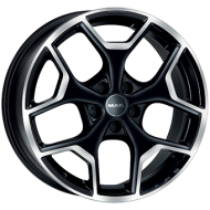 MAK LIBERTY 5X110 7,5J R18 ET39 Fényes fekete polír Alufelni