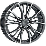 MAK UNION 5X112 8,5J R19 ET45 Gunmetal polír Alufelni