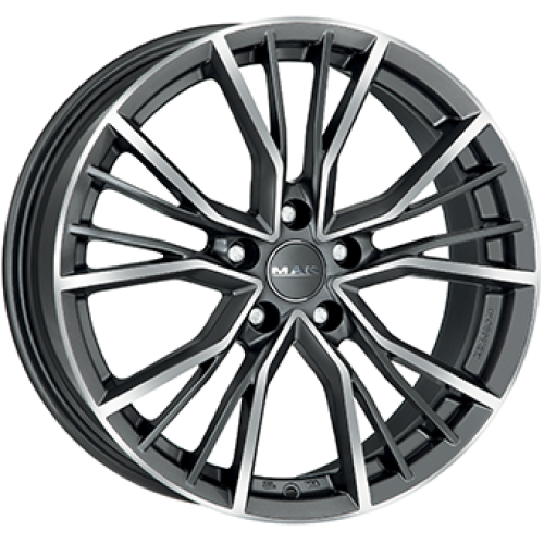 MAK UNION 5X112 8,5J R19 ET45 Gunmetal polír Alufelni MAK UNION 5X112 8,5J R19 ET45 Gunmetal polír Alufelni