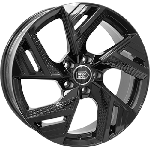 Mille Miglia MME-5 5X112 7,5J R18 ET50 Fényes fekete Alufelni