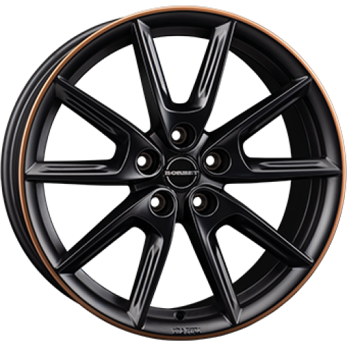 Borbet LX 5X112 8J R18 ET44 Fekete réz Alufelni