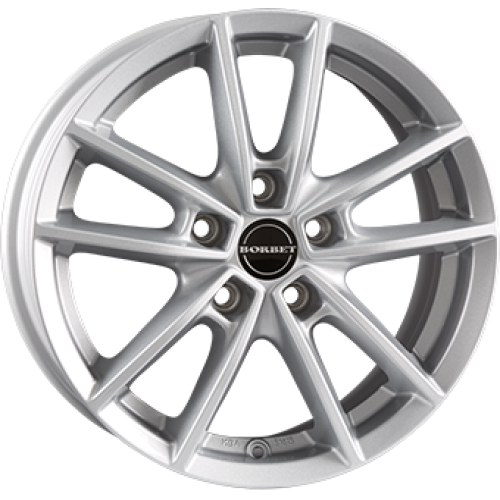 Borbet W 5X108 6,5J R16 ET47 Ezüst Alufelni