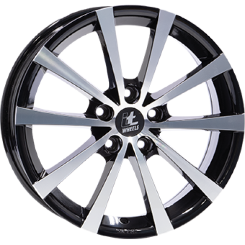 It Wheels ALICE 5X108 7,5J R18 ET45 Fényes fekete polír Alufelni It Wheels ALICE 5X108 7,5J R18 ET45 Fényes fekete polír Alufelni