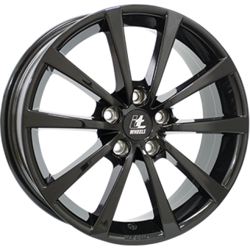 It Wheels ALICE 5X108 6,5J R16 ET50 Fényes fekete Alufelni It Wheels ALICE 5X108 6,5J R16 ET50 Fényes fekete Alufelni