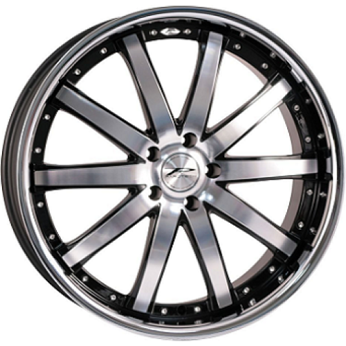 Diversen APOGEE 5X120 9J R22 ET15 Fényes fekete polír Alufelni