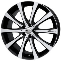 Brock  B21 4x108 8j R18 ET14 Matt fekete polír Alufelni