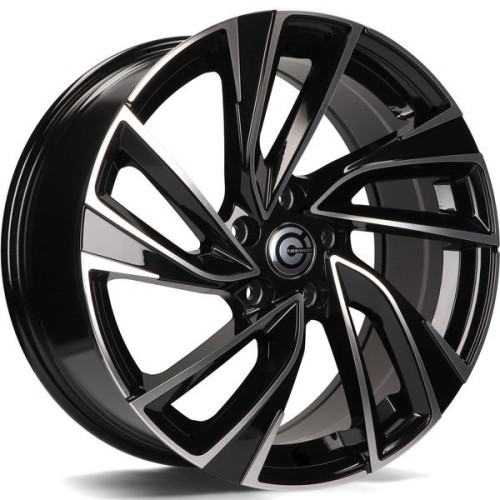 Carbonado  MONACO 5x112 8j R18 ET45 Fekete polír Alufelni