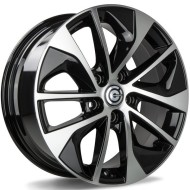 Carbonado  YAKUZA 5x114,3 7j R17 ET39 Fekete polír Alufelni