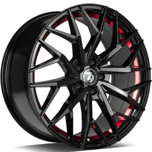 seventy9  SV-C 5x112 8,5j R19 ET30 Fekete piros kör Alufelni