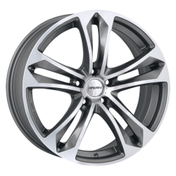 Carmani  05 Arrow 5x114,3 8,5j R19 ET42 Antracit polír Alufelni
