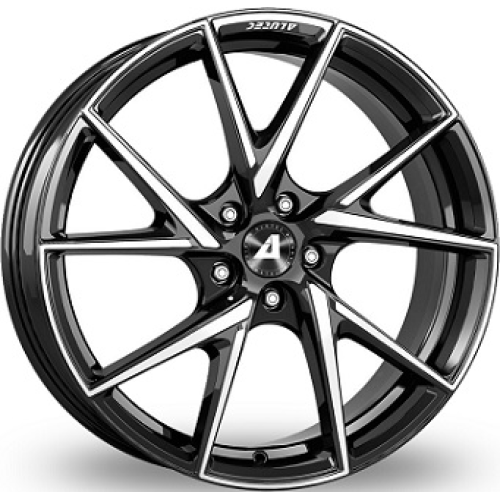 Alutec ADX.01 4X100 7,5J R18 ET38 Fényes fekete polír Alufelni