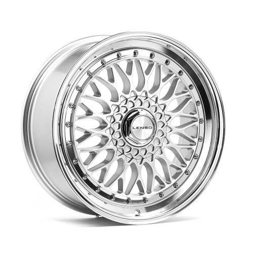 LENSO  BSX 5X112 8,5j R19 ET35 Fényes ezüst és polírozott Alufelni