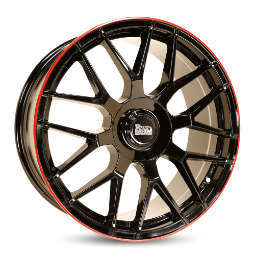 MAM GT1 5X112 8,5J R19 45 Fekete piros Alufelni MAM GT1 5X112 8,5J R19 45 Fekete piros Alufelni