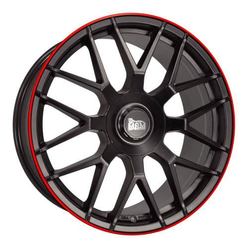 MAM   GT1 5X112 8J R18 45 Matt fekete piros Alufelni