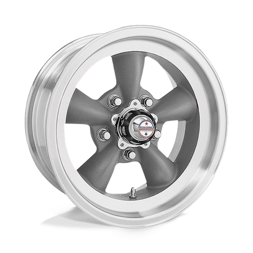 American Racing Vintage  VN105 TT-D 5X114 6j R14 ET-2 Szürke, megmunkált perem Alufelni