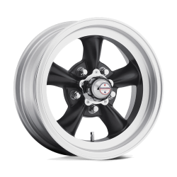 American Racing Vintage  VN105 TT-D 5X121 8j R15 ET1 Szatén fekete, megmunkált perem Alufelni