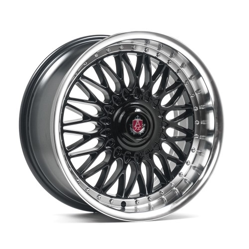 AXE  EX10 5X98 8J R18 ET40 Fényes fekete és polírozott Alufelni