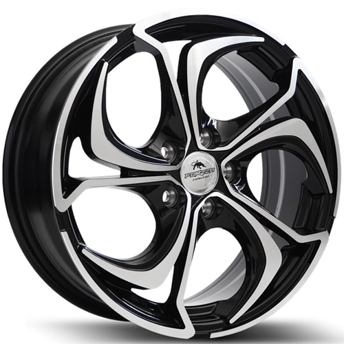 Forzza  Aktia 5X114,3 6.5j R16 ET40 Fekete megmunkált arc Alufelni