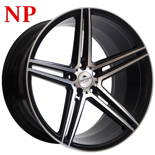 Forzza  Bosan 5X112 10.5j R20 ET37 A fekete matt megmunkált arc Alufelni