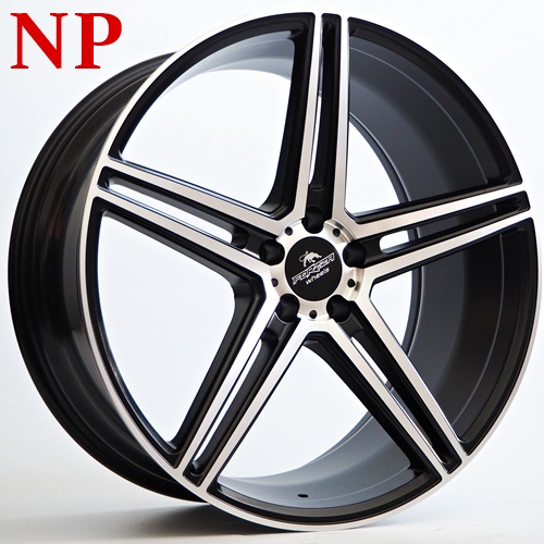 Forzza  Bosan 5X112 9.5j R21 ET30 A fekete matt megmunkált arc Alufelni