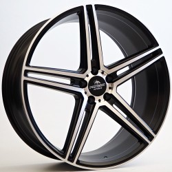 Forzza  Bosan 5X112 9.0j R21 ET25 A fekete matt megmunkált arc Alufelni