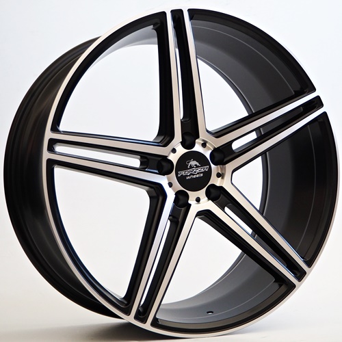 Forzza  Bosan 5X112 9.0j R21 ET25 A fekete matt megmunkált arc Alufelni