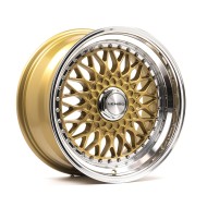 LENSO  BSX 5X115 7,5j R16 ET35 Fényes arany és polírozott Alufelni