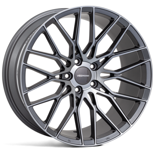 Veemann  V-FS34 5x112 8j R18 ET42 Fényes Fegyvermetál Megmunkált Alufelni